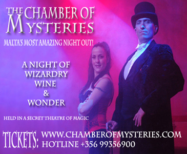 The Chamber Of Mysteries Dinner Show Malta TripAdvisor Award Winner 2013