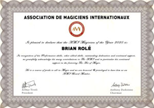 Magician Malta Awards AMI Magician of the Year 2025