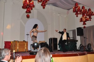 Brian role` and Lola Palmer perform at the Grand Hotel