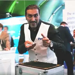 Corporate entertainment in Malta - Magician at Sigma Malta