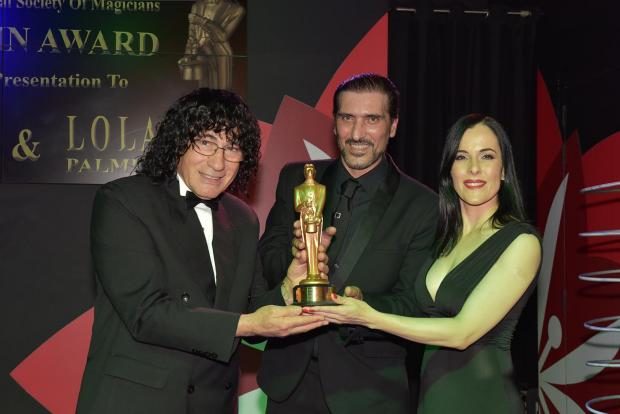 Malta Magician Brian Role and Lola Palmer hounoured with IMS Merlin Magic Award