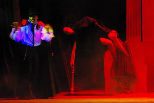 Brian Role and Lola Palmer Ghost of De Vilhena Manoel Teathre Valletta Malta Magician Show